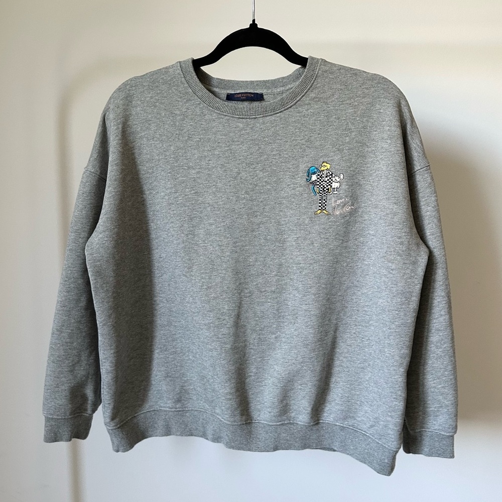 Louis Vuitton Zoooom with Friends by Virgil Abloh Cotton Sweatshirt